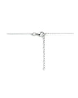 zilver gerhodineerd collier rondje 41 + 4 cm 1334308