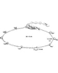 Zilver Gerhodineerd Armband Rondjes 16 + 3 Cm 1334309 - PansiteNederland.nl