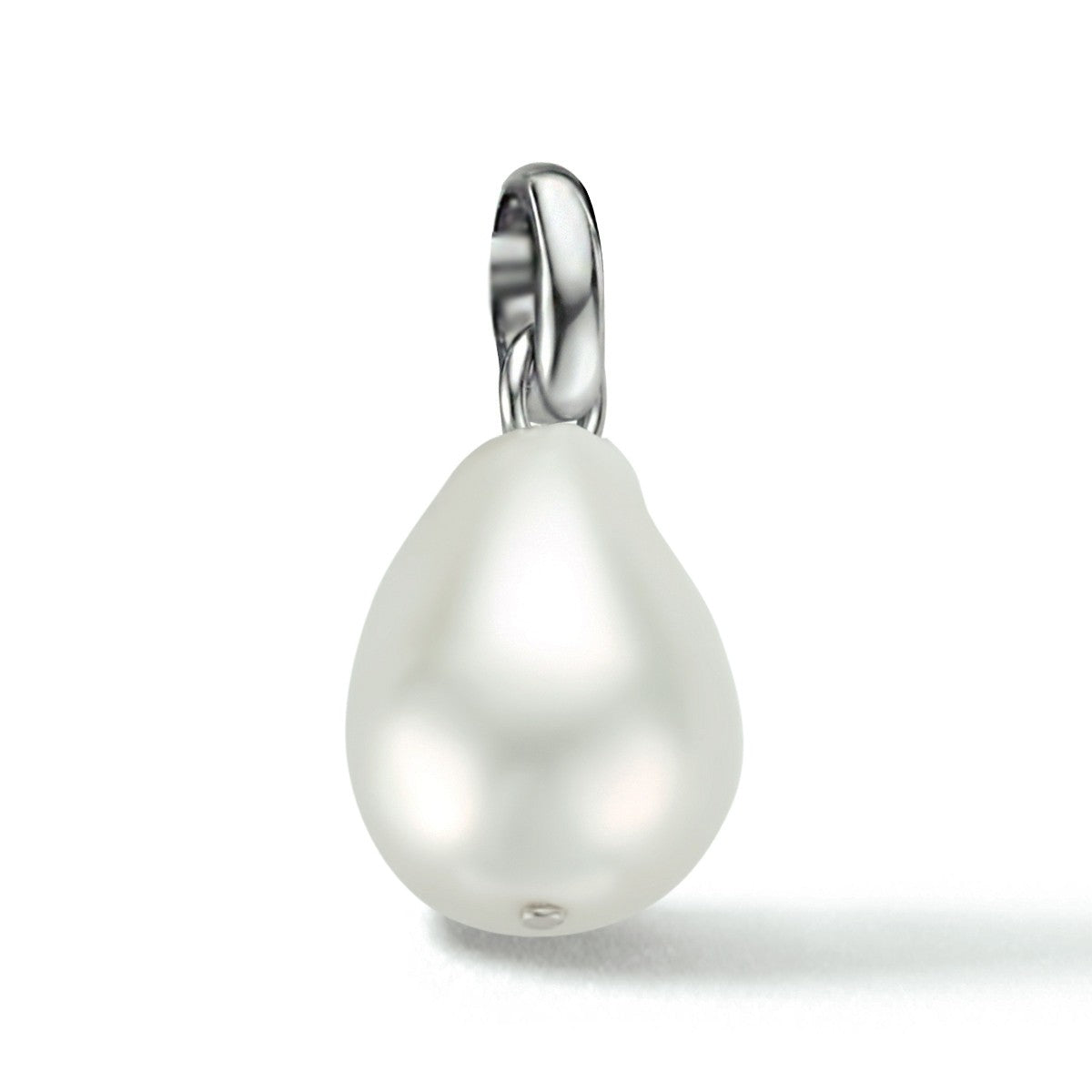 zilver gerhodineerd hanger parel 1334425 - PansiteNederland.nl