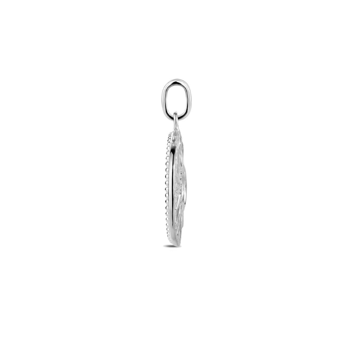 zilver gerhodineerd hanger zon 1334491 - PansiteNederland.nl