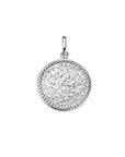 zilver gerhodineerd hanger zon 1334491 - PansiteNederland.nl