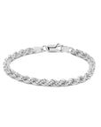 koord 5,2 mm zilver gerhodineerd