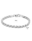 koord 5,2 mm zilver gerhodineerd