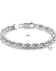 Zilver Gerhodineerd Koord 6,5 mm 1334719 - PansiteNederland.nl