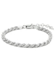 koord 4,0 mm zilver gerhodineerd