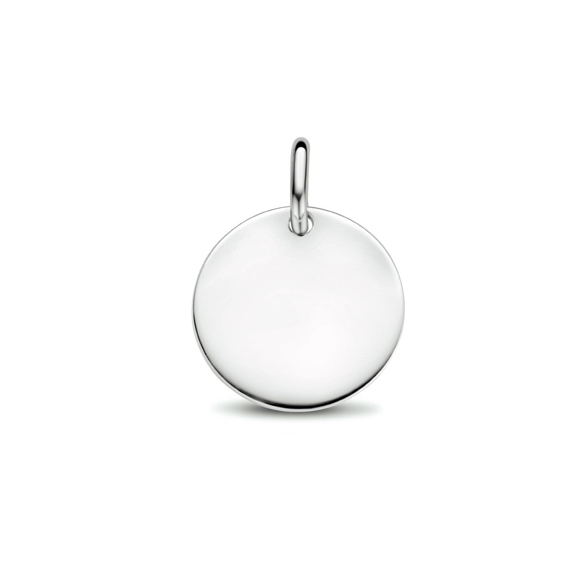 zilver gerhodineerd graveerhanger rond 1334735 - PansiteNederland.nl