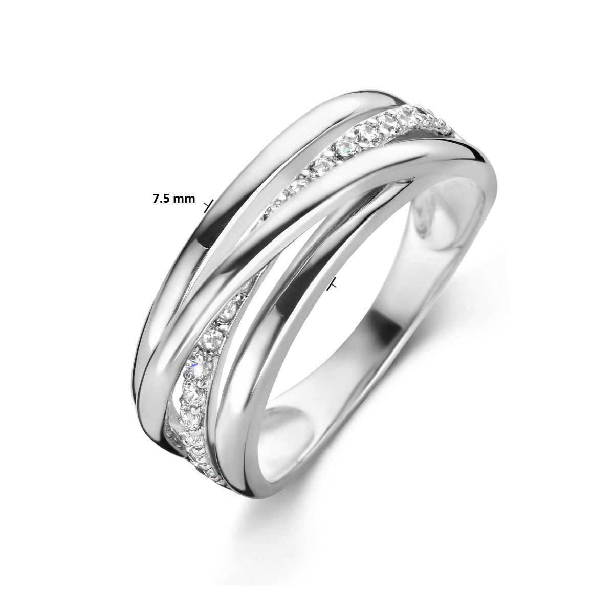 Zilveren ring zirkonia 1334745 - PansiteNederland.nl