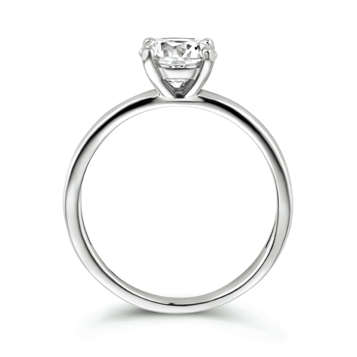 Gerhodineerd Zilver Ring Met Zirkonia 1334755 - PansiteNederland.nl