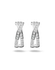 Zilver Gerhodineerd Stekeroorringen Zirkonia 1334756 - PansiteNederland.nl