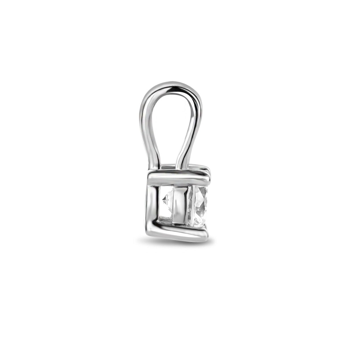 zilver gerhodineerd hanger zirkonia 1334768 - PansiteNederland.nl