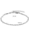 Zilveren armband valkenoog 2,4 mm 16 + 3 cm - PSN1334839