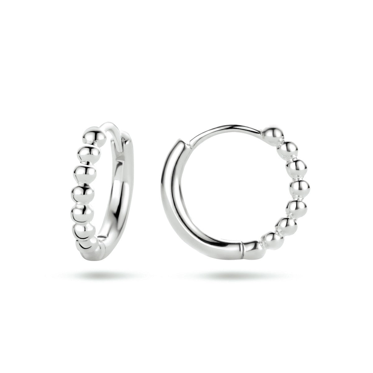 Zilver Gerhodineerd Oorringen Bolletjes 1334845 - PansiteNederland.nl