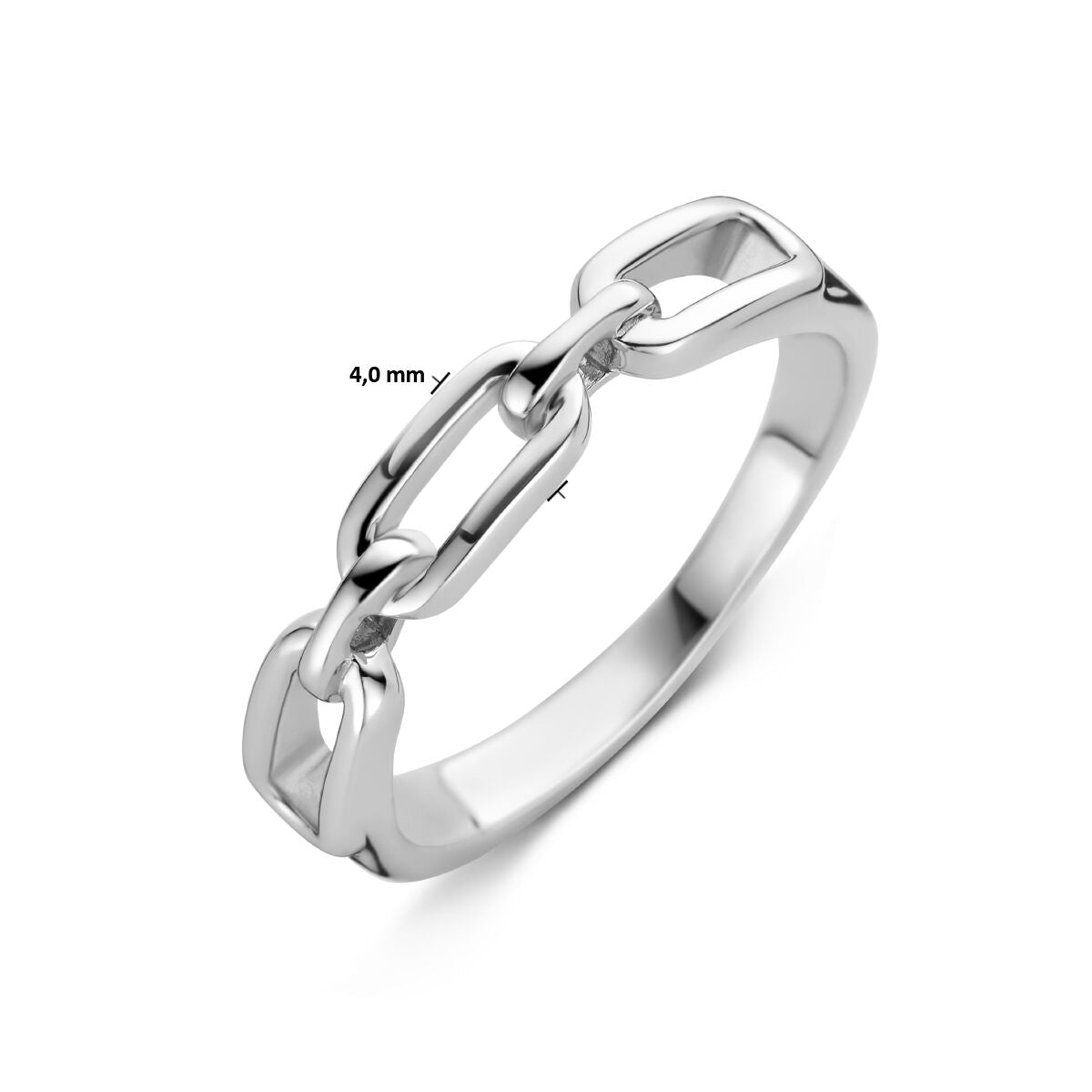 Gerhodineerd Zilver Ring Schakel 1334861 - PansiteNederland.nl