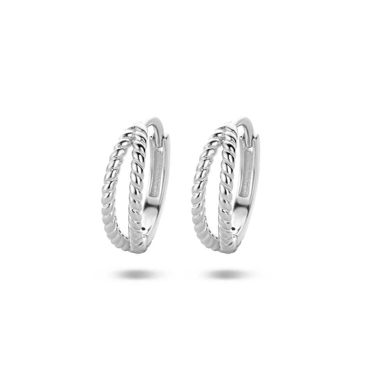 Zilver Gerhodineerd Klapoorringen 1335062 - PansiteNederland.nl