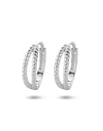 Zilver Gerhodineerd Klapoorringen 1335062 - PansiteNederland.nl