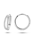 Zilver Gerhodineerd Klapoorringen 1335062 - PansiteNederland.nl