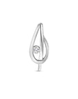 zilver gerhodineerd hanger zirkonia poli/mat 1335280 - PansiteNederland.nl