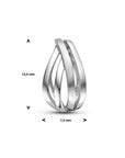 zilver gerhodineerd hanger poli/mat 1335281 - PansiteNederland.nl