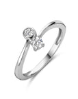Gerhodineerd Zilver Ring Met Zirkonia 1335303 - PansiteNederland.nl