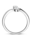 Gerhodineerd Zilver Ring Met Zirkonia 1335303 - PansiteNederland.nl