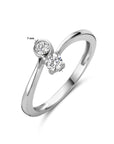 Gerhodineerd Zilver Ring Met Zirkonia 1335303 - PansiteNederland.nl