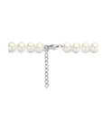 Zilver Gerhodineerd Collier Parels 8,5 mm 1335356 - PansiteNederland.nl