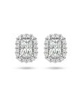 Zilver Gerhodineerd Oorknoppen Zirkonia Halo 1335363 - PansiteNederland.nl