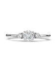 Gerhodineerd Zilver Ring Trilogie Met Zirkonia 1335395 - PansiteNederland.nl