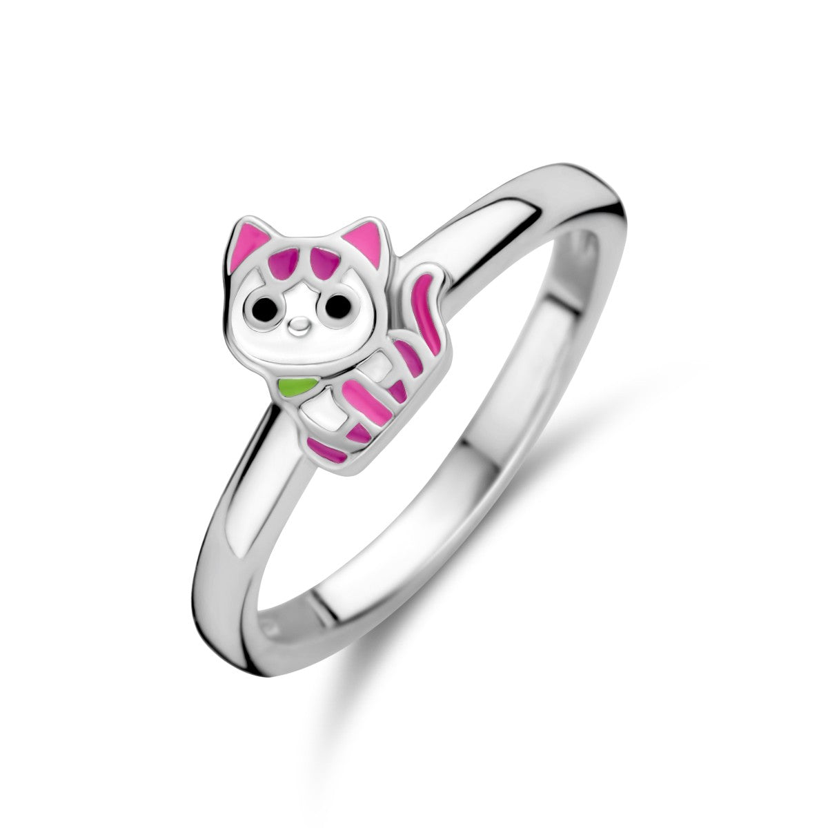 Gerhodineerd Zilver Ring Poes 1335404 - PansiteNederland.nl