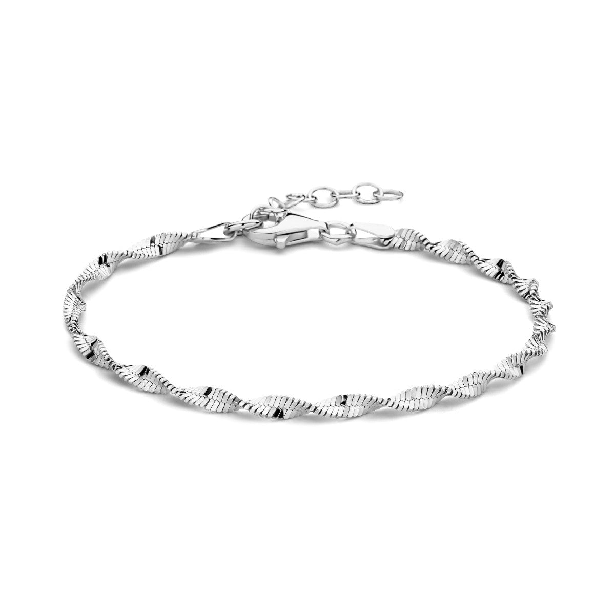 Zilver Gerhodineerd Armband 2,7 Mm 16 + 3 Cm 1335430 - PansiteNederland.nl