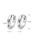 Zilver Gerhodineerd Klapoorringen 1335481 - PansiteNederland.nl