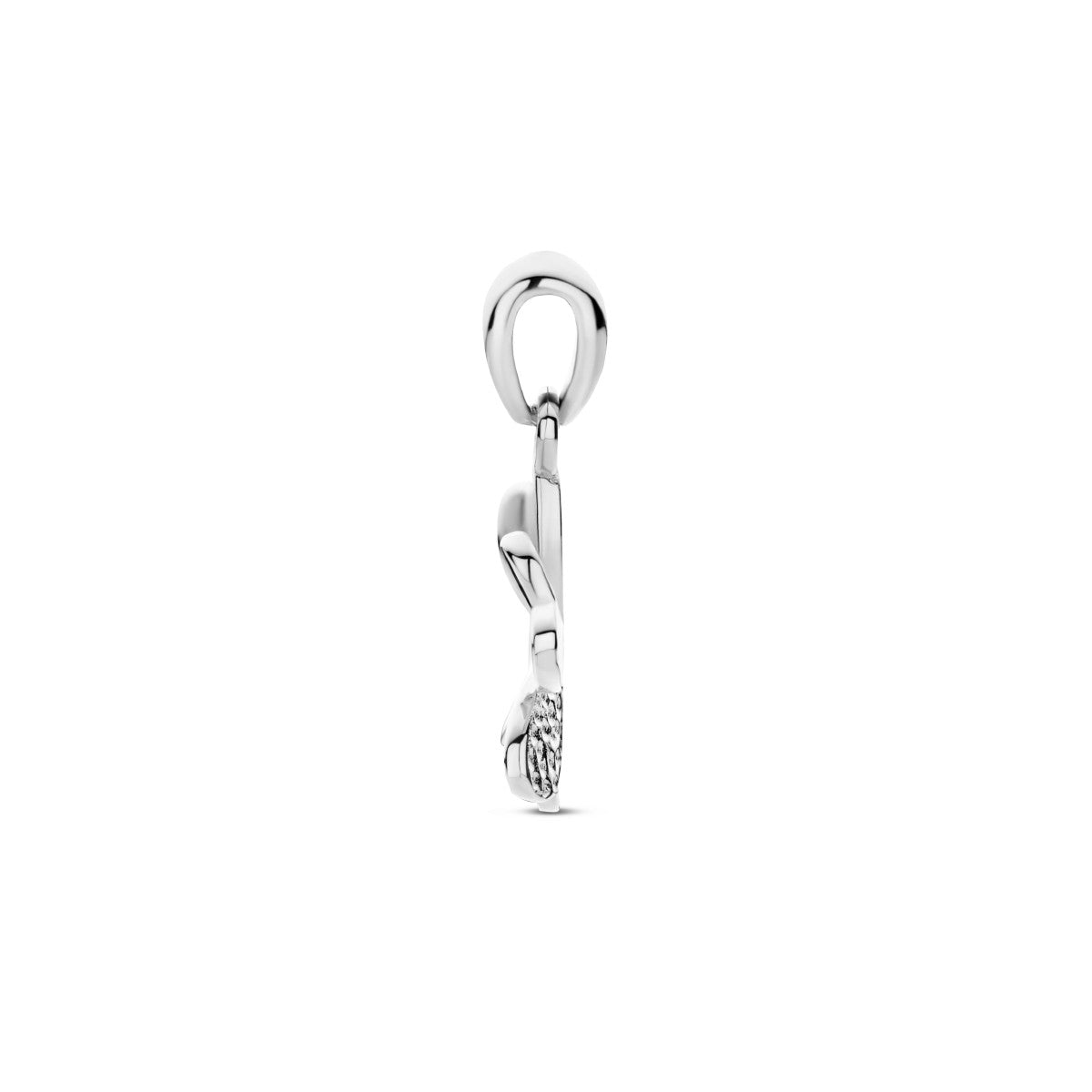 zilver gerhodineerd hanger klaver 1335482 - PansiteNederland.nl