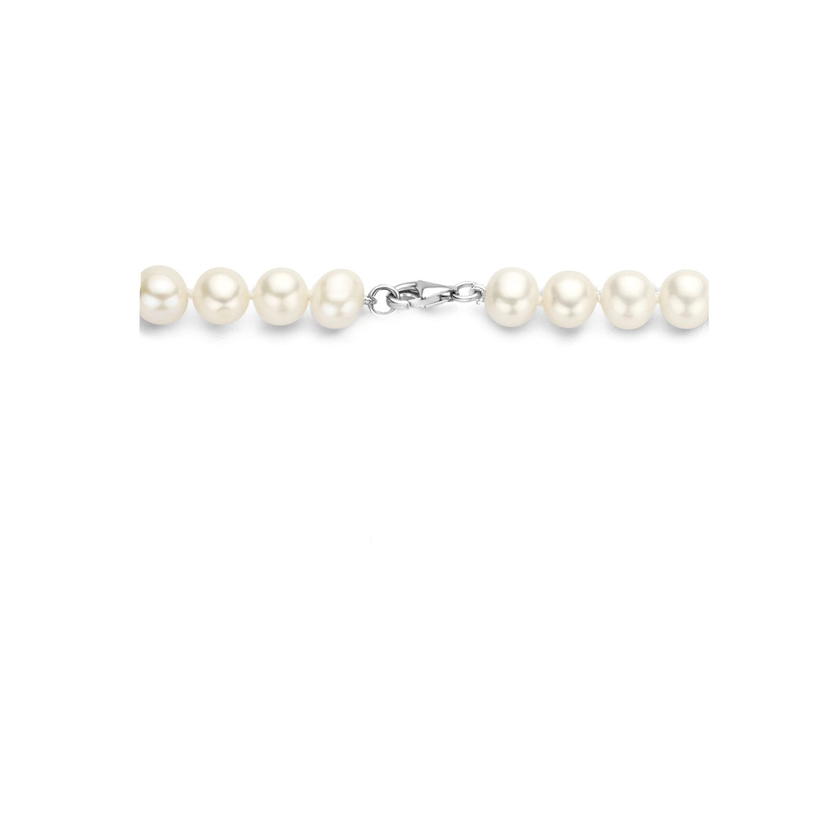 Zilver Gerhodineerd Collier Parels 8,5 mm 1335591 - PansiteNederland.nl