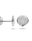 Zilver Gerhodineerd Oorknoppen Zirkonia 1335621 - PansiteNederland.nl