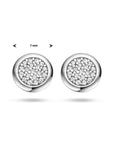 Zilver Gerhodineerd Oorknoppen Zirkonia 1335621 - PansiteNederland.nl
