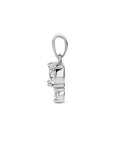zilver gerhodineerd hanger zirkonia 1335679 - PansiteNederland.nl