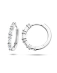Zilver Gerhodineerd Klapoorringen Zirkonia 1335747 - PansiteNederland.nl