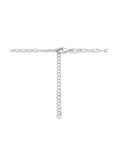 zilver gerhodineerd collier klaver 40 + 5 cm 1335801