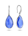 Zilver Gerhodineerd Oorhangers Lapis Franse Haak 1335830 - PansiteNederland.nl