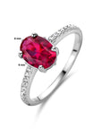 Gerhodineerd Zilver Ring Met Zirkonia Korund En 1335851 - PansiteNederland.nl