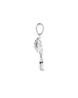 zilver gerhodineerd hanger roos 1335975 - PansiteNederland.nl