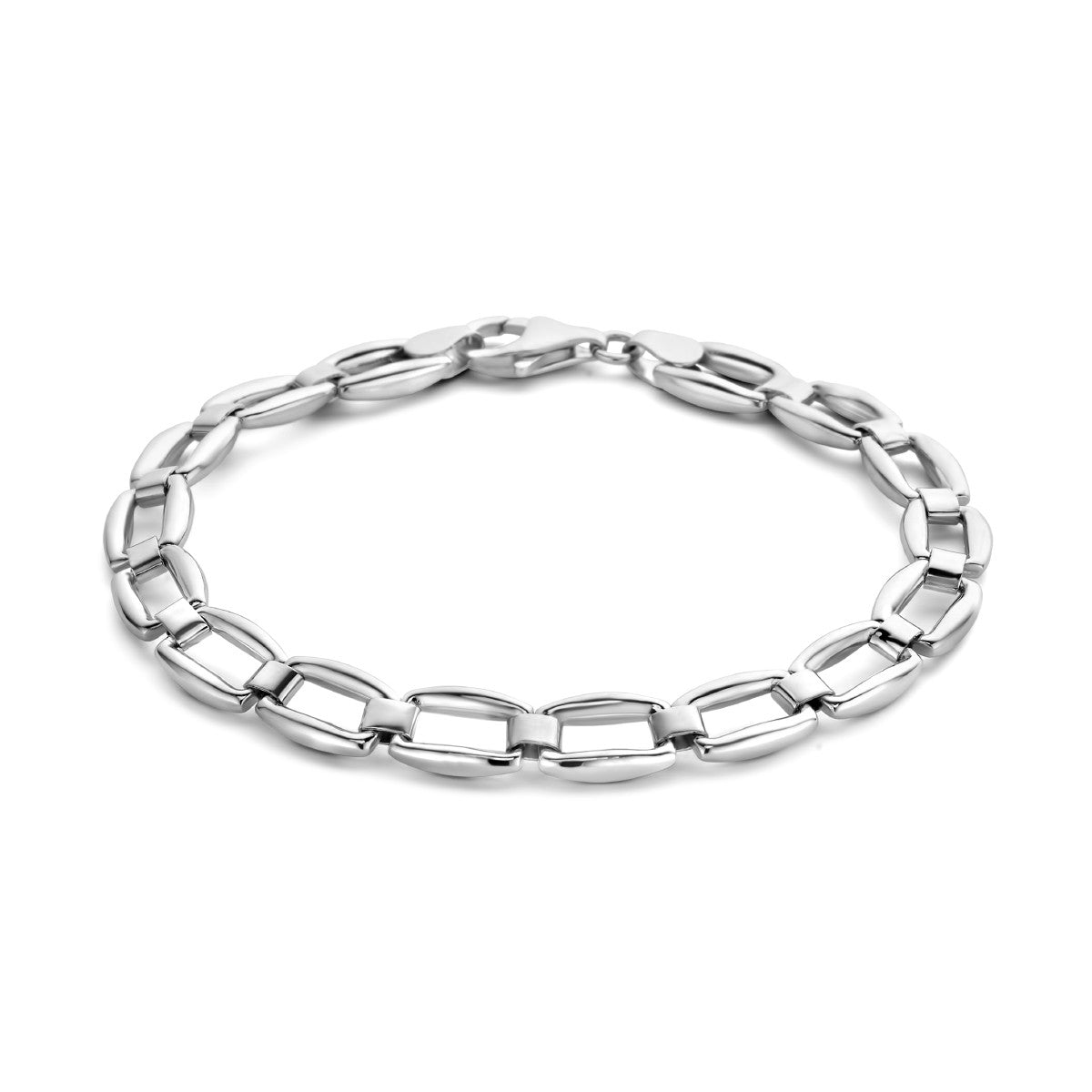 Zilver Gerhodineerd Armband 7,0 Mm 19 Cm 1336005 - PansiteNederland.nl