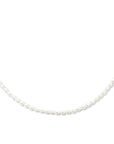 zilver gerhodineerd collier parel 3,2 mm 40 + 5 cm 1336014 - PansiteNederland.nl
