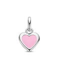 zilver gerhodineerd hanger hart 1336081 - PansiteNederland.nl