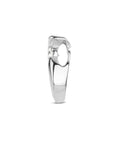 zilver gerhodineerd hanger druppel zirkonia 1336098 - PansiteNederland.nl