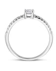 Gerhodineerd Zilver Ring Met Zirkonia 1336121 - PansiteNederland.nl
