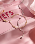 Zilver Gerhodineerd Armband Infinity En Parels 16 + 3 Cm 1 Micron 1336157 - PansiteNederland.nl