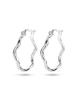 Zilver Gerhodineerd Oorringen 1336176 - PansiteNederland.nl
