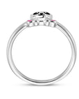 Gerhodineerd Zilver Ring Panda 1336201 - PansiteNederland.nl