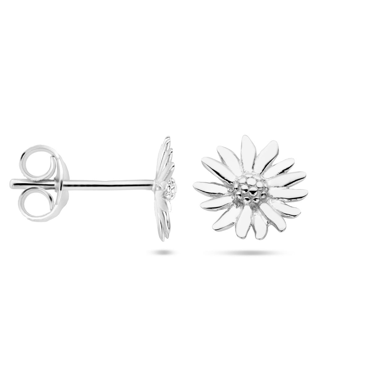Zilver Gerhodineerd Oorknoppen Madeliefje 1336353 - PansiteNederland.nl